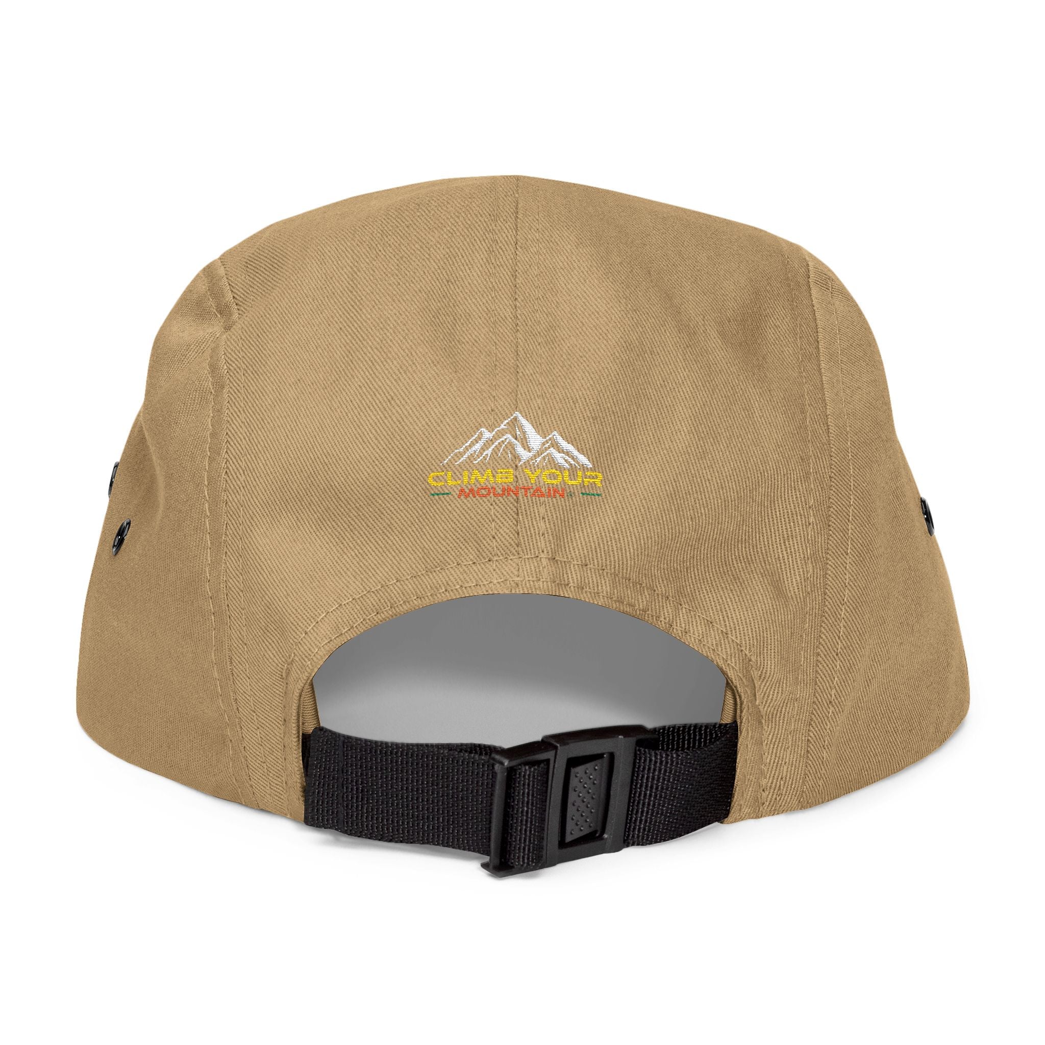 Mountain Adventure 5 Panel Cap, Outdoor Hat, Hiking Gear, Travel Accessory, Gift for Adventurers, Summer Cap