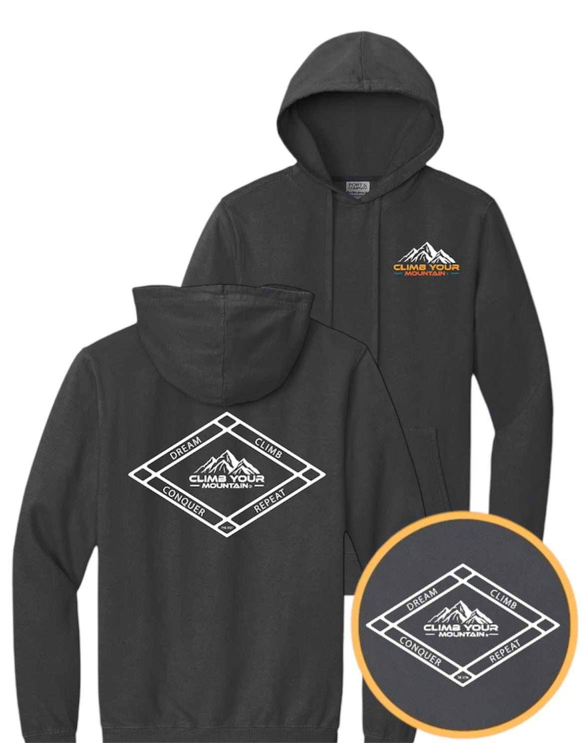 Dream Climb Conquer Repeat Unisex Hoodie