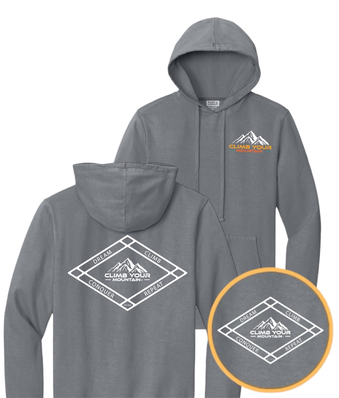 Dream Climb Conquer Repeat Unisex Hoodie