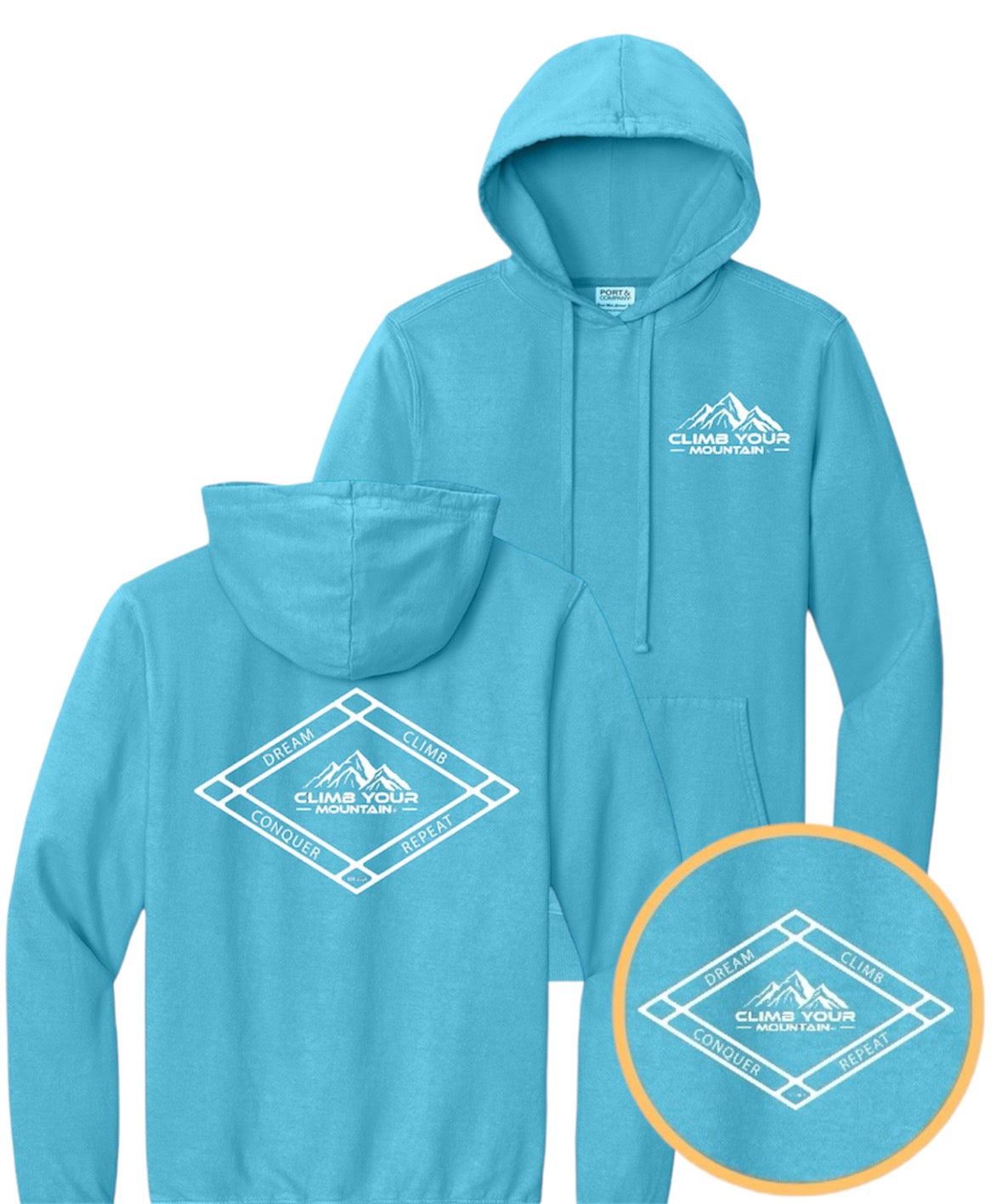 Dream Climb Conquer Repeat Unisex Hoodie