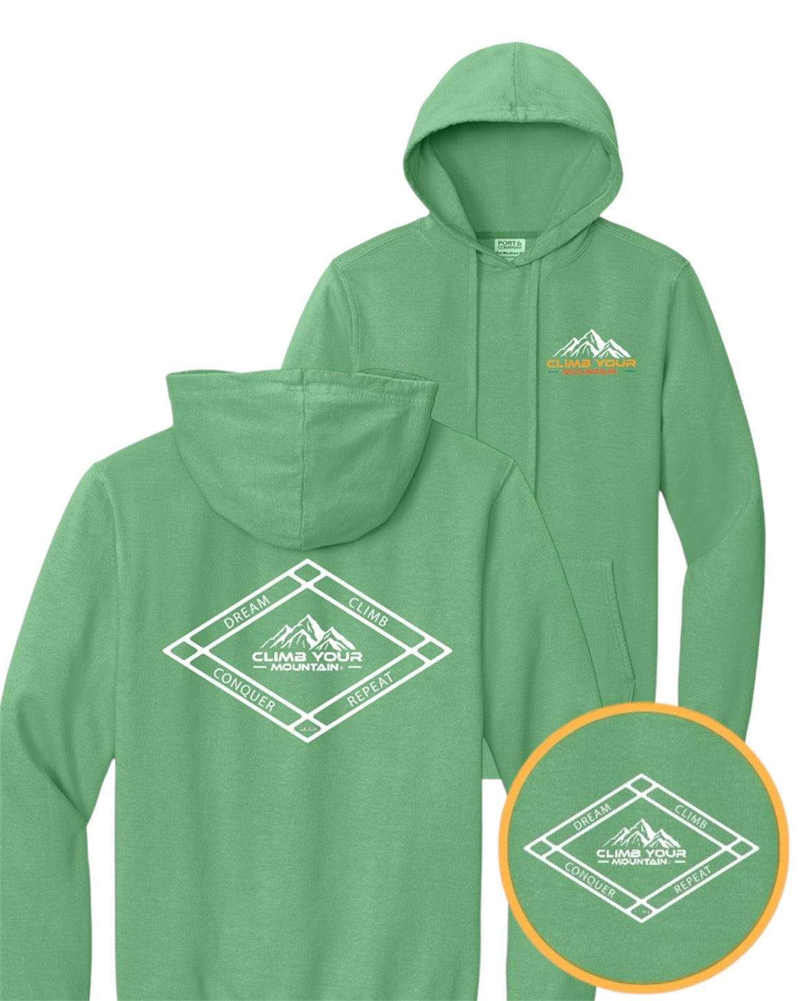 Dream Climb Conquer Repeat Unisex Hoodie