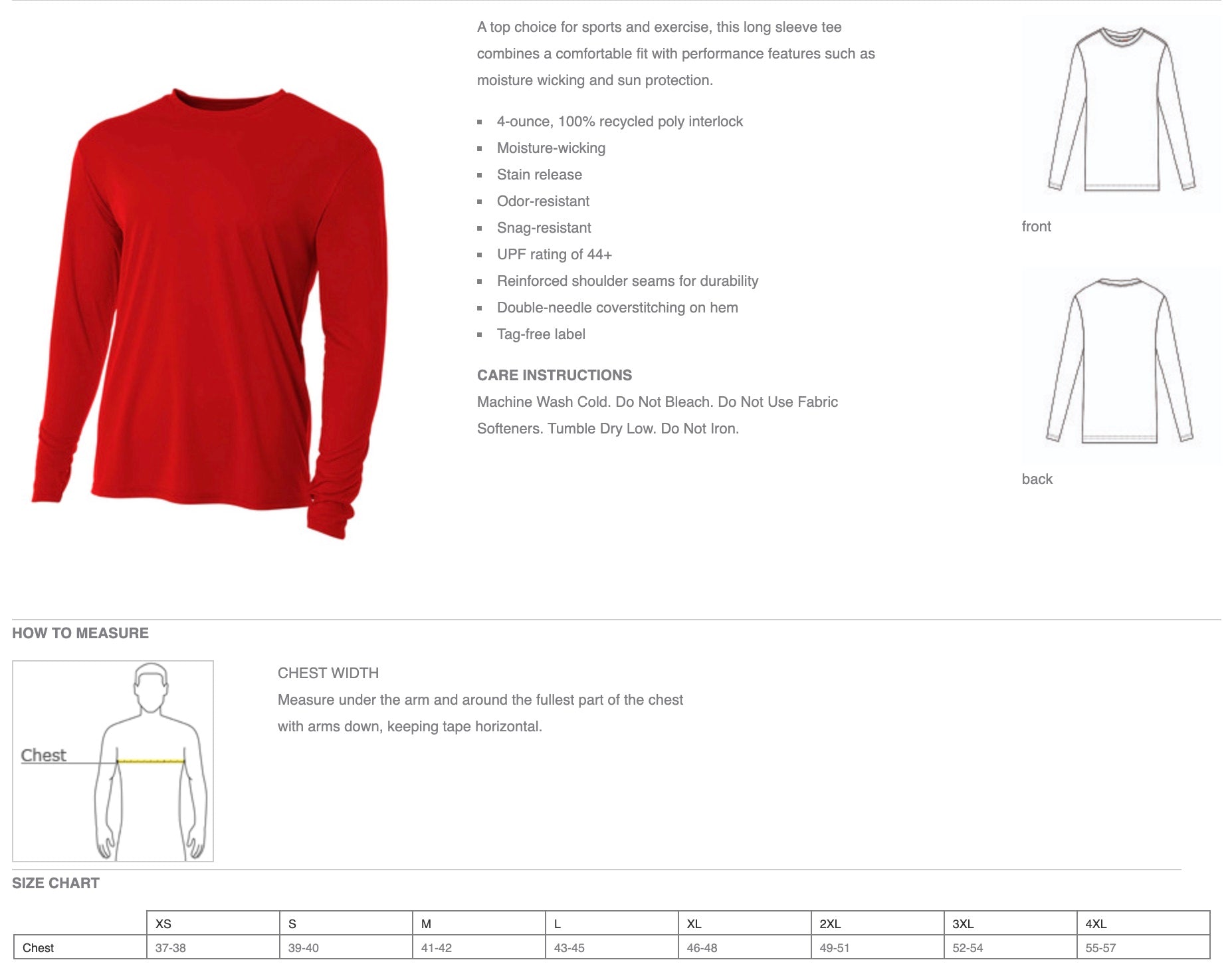 Performance Cooling Climb Your Mountain Long Sleeve