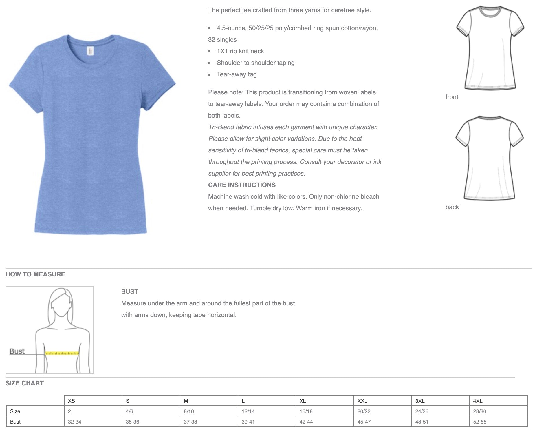 Women's Climb Your Mountain Tri-Blend Soft T-Shirt