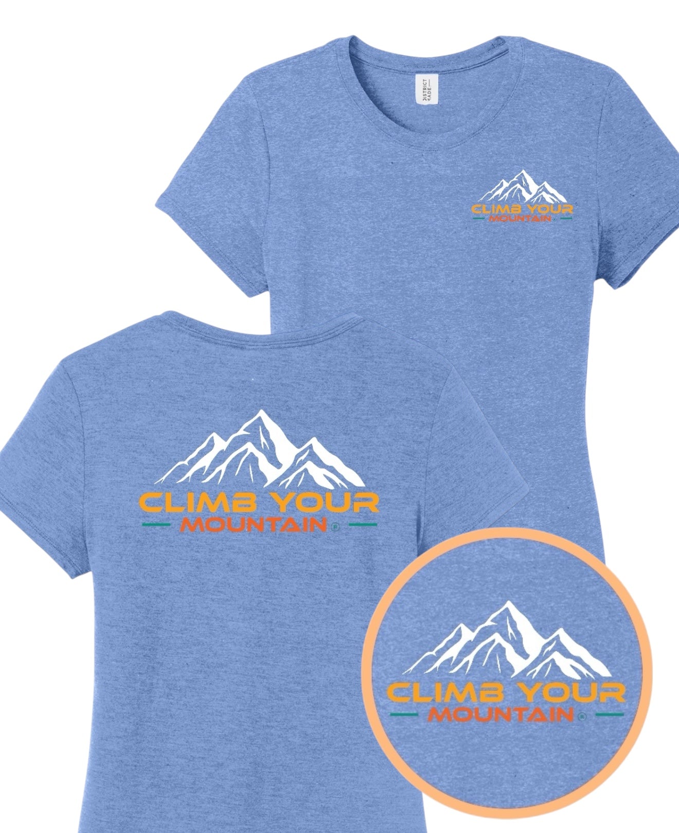 Women's Climb Your Mountain Tri-Blend Soft T-Shirt