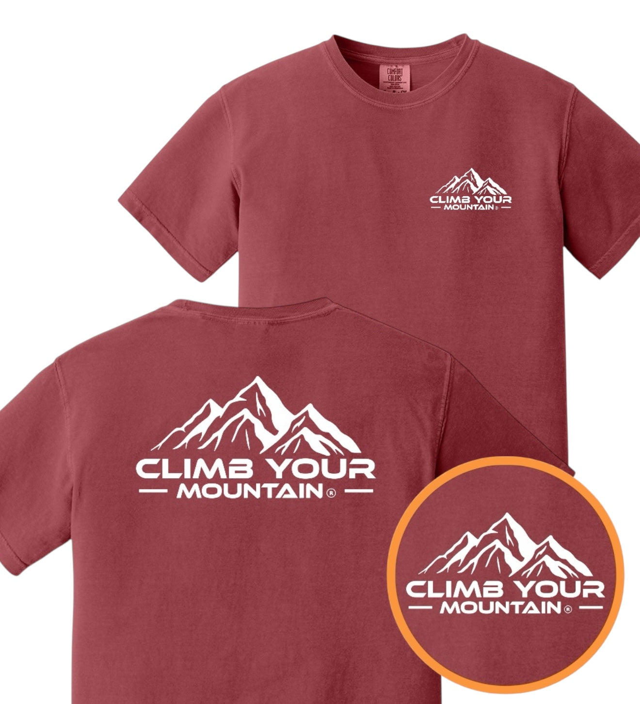 Climb Your Mountain T-Shirt Unisex Comfort Colors