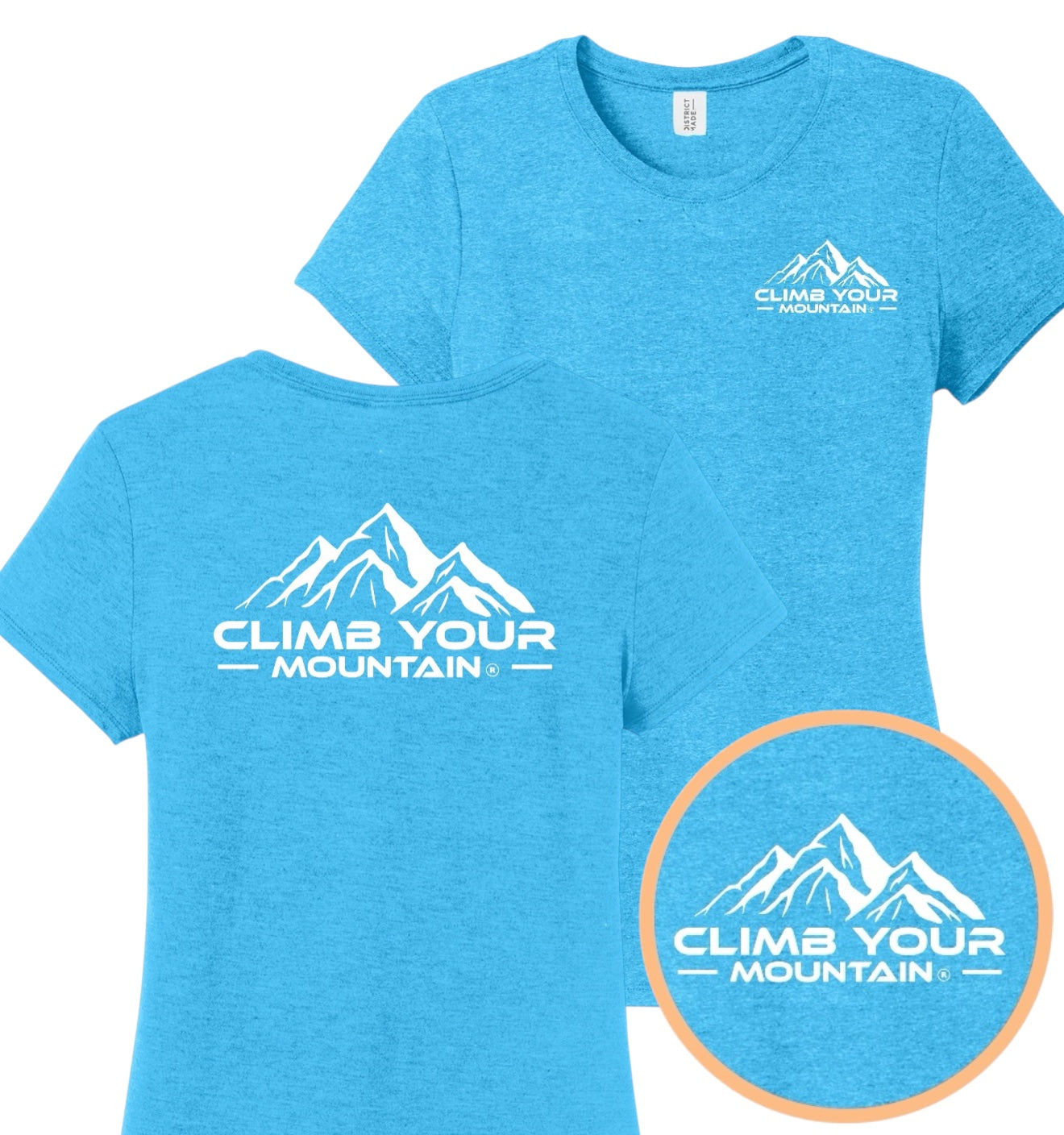 Women's Climb Your Mountain Tri-Blend Soft T-Shirt