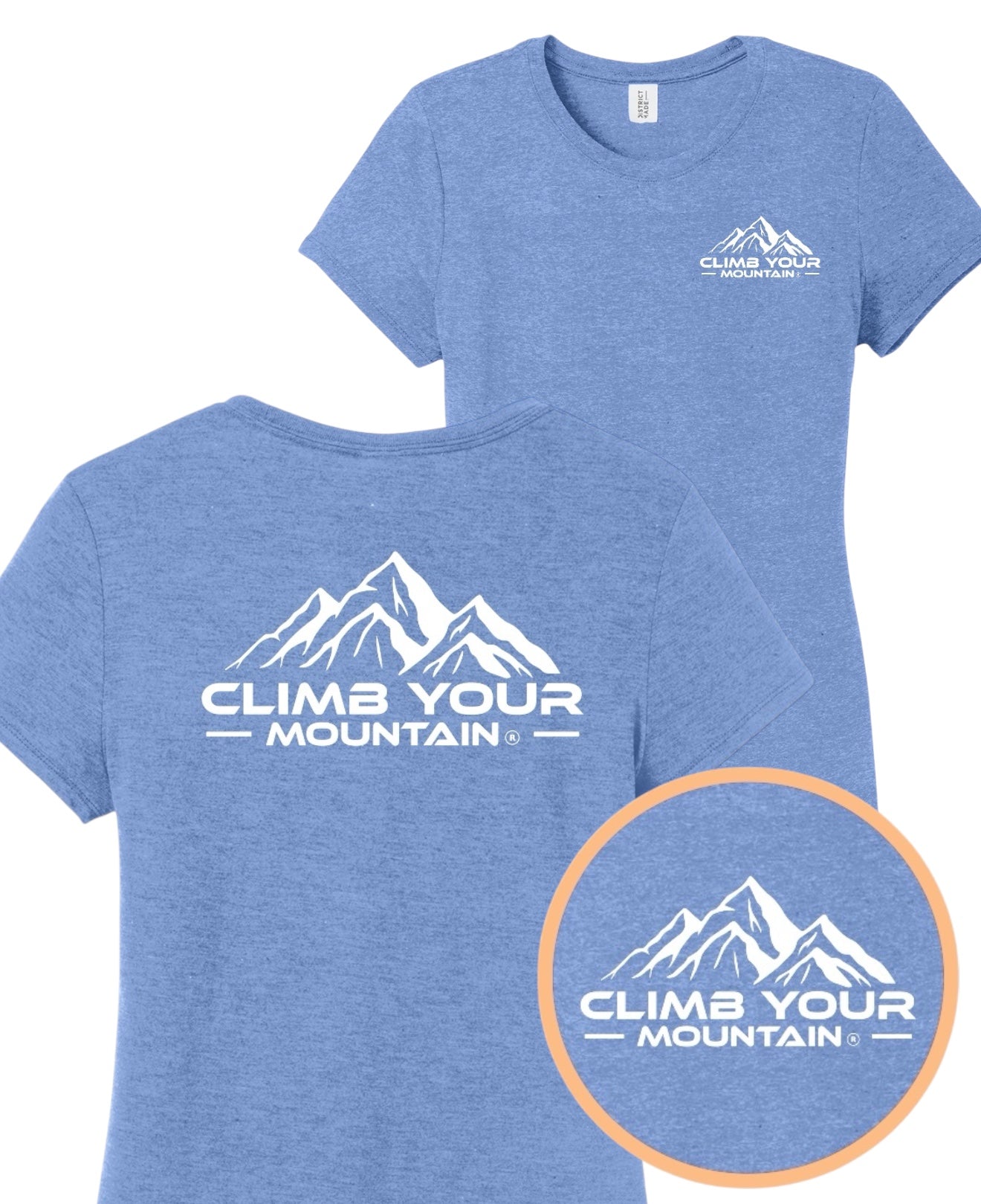 Women's Climb Your Mountain Tri-Blend Soft T-Shirt
