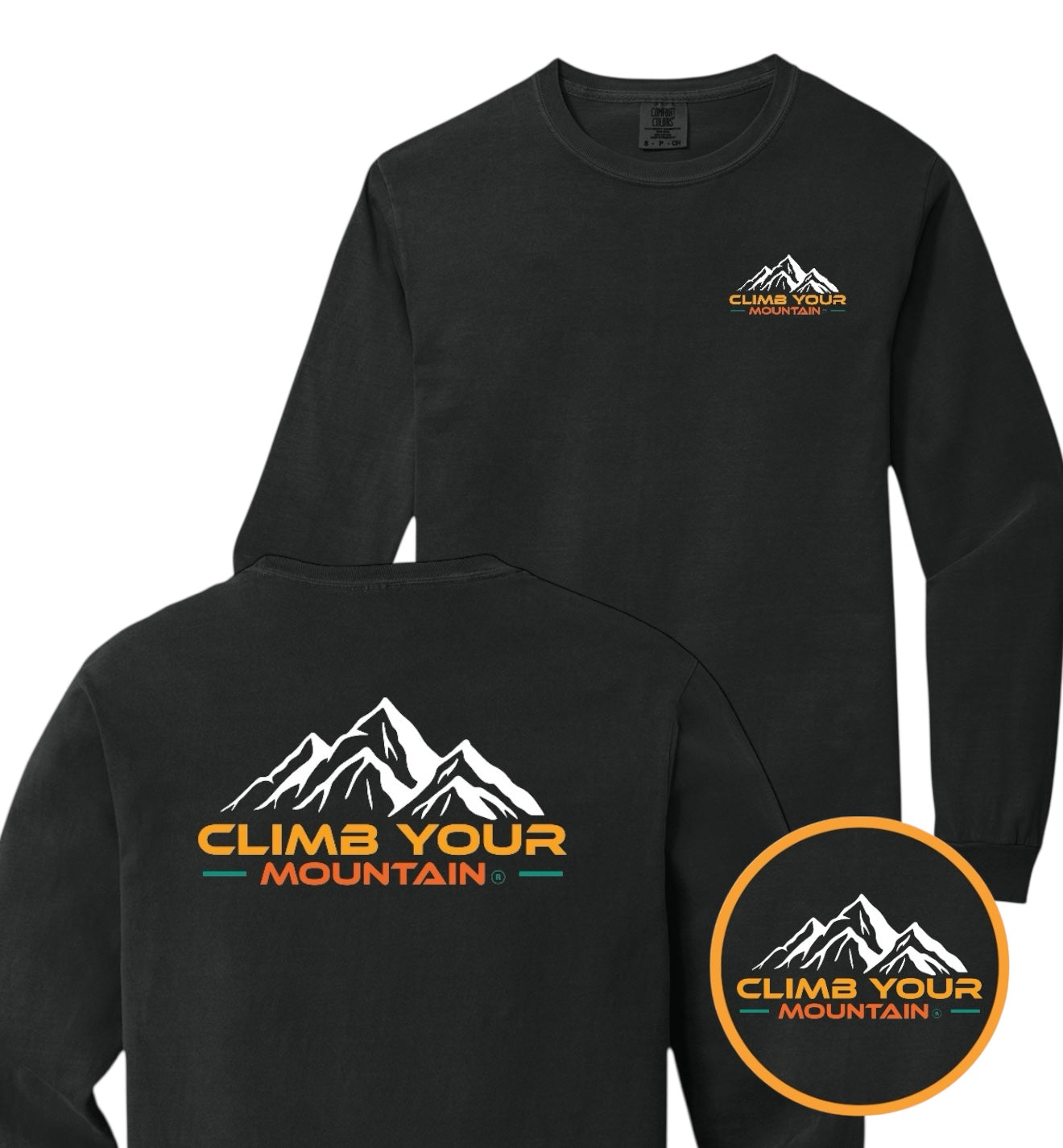 Climb Your Mountain Long Sleeve Unisex Comfort Colors